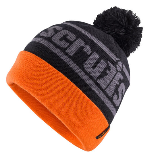 Scruffs Orange/Black Trade Bobble Hat