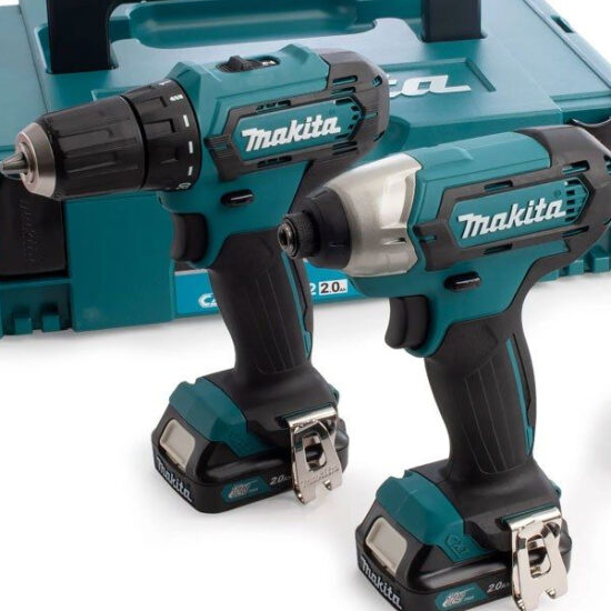 Makita CLX224AJ 12v CXT Impact Driver & Drill Driver Twin Pack - Image 3