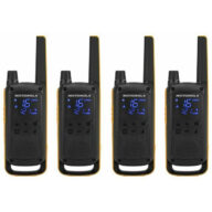 Motorola T82 TalkAbout Extreme Walkie Talkie Quad Pack