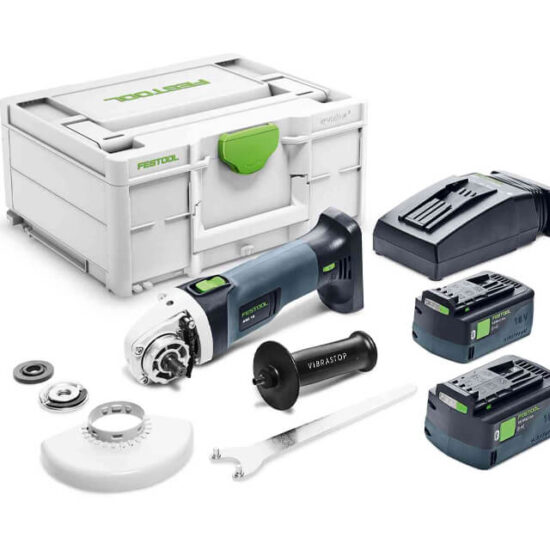 Festool 577701 Cordless Angle Grinder AGC 18-125 5,0 EBI-Plus