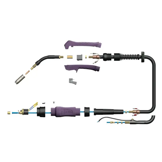 Parweld ECR2500-40ER ECO-Grip Max® 250A Torch Package x 4Mtr