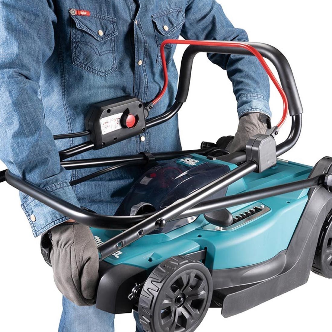 Makita DLM330RT 18v Cordless LXT 330mm Lawn Mower Inc 5ah Battery Charger A One Tools Fixings