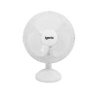 iGenix 12 Inch Desk Fan White