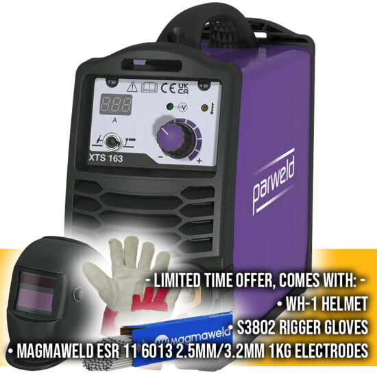Parweld XTS163-P2 230v 160A MMA Lift TIG Inverter Welder