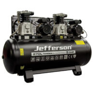 Jefferson JEFC270T10B-230 270 Litre 2x3HP 10 Bar Tandem Compressor (230V)