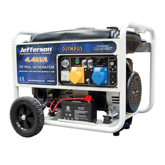 Jefferson JEFGENPET35EL 4.4kVA Petrol Generator (Electric Start) - Image 2