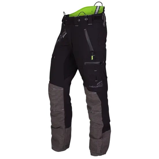 Arbortec Forestwear AT4060 Breatheflex Pro Chainsaw Trousers Design A Class 1 - Black