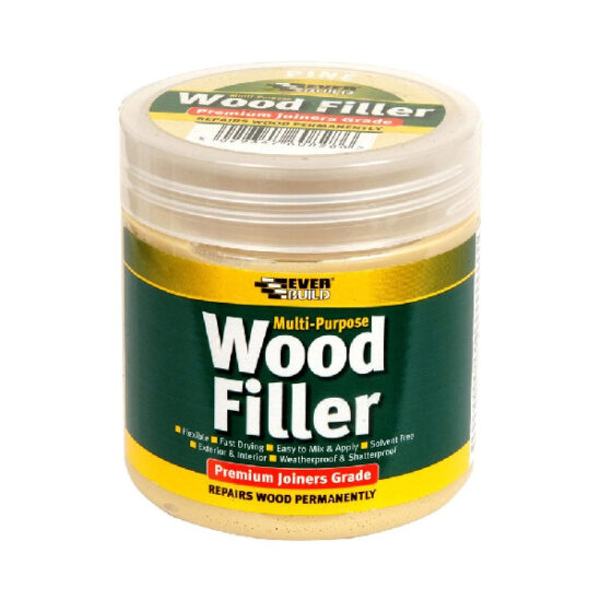 Everbuild Multi Purpose Premium Joiners Grade Wood Filler 250ml - Dark Oak