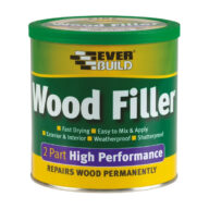 Everbuild 2 Part High Performance Wood Filler - Mahogany 1.4KG