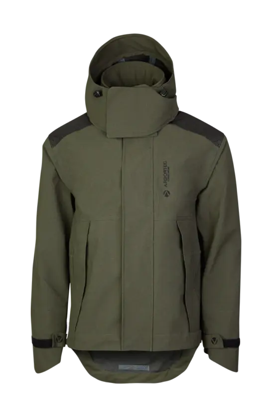 Arbortec Forestwear AT4480 - Heavy Duty Full Zip Breathedry® Jacket - Olive - Image 2