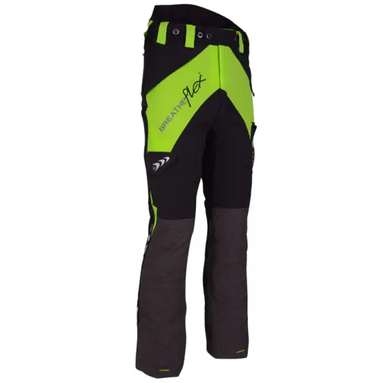 Arbortec Forestwear AT4050/AT4040/AT4035 Breatheflex Chainsaw Trousers Design C Class 1/2/3 - Lime - Image 3