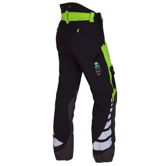 Arbortec Forestwear AT4050/AT4040/AT4035 Breatheflex Chainsaw Trousers Design C Class 1/2/3 - Lime - Image 4