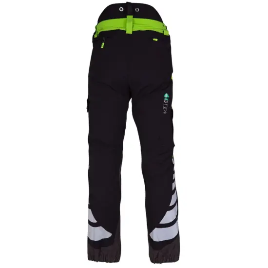 Arbortec Forestwear AT4050/AT4040/AT4035 Breatheflex Chainsaw Trousers Design C Class 1/2/3 - Lime - Image 5