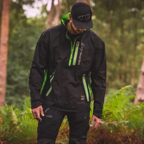 Arbortec Forestwear AT4400 Arbortec BreatheDry® Waterproof Smock - Black - Image 6