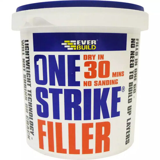 Everbuild One Strike Lightweight Filler 1ltr- White