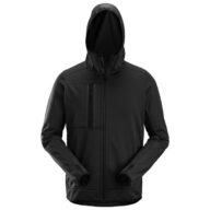 Snickers Workwear 8058 Black 0400 AllroundWork, Full Zip Fleece Hoodie
