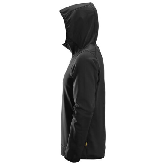 Snickers Workwear 8058 Black 0400 AllroundWork, Full Zip Fleece Hoodie - Image 3