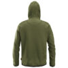 Snickers Workwear 8058 Khaki Green 3100 AllroundWork, Full Zip Fleece Hoodie - Image 2