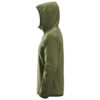 Snickers Workwear 8058 Khaki Green 3100 AllroundWork, Full Zip Fleece Hoodie - Image 3