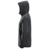 Snickers Workwear 8058 Steel Grey 5800 AllroundWork, Full Zip Fleece Hoodie - Image 3