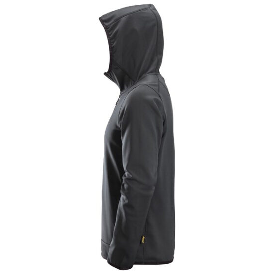 Snickers Workwear 8058 Steel Grey 5800 AllroundWork, Full Zip Fleece Hoodie - Image 3
