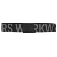 Snickers Workwear 9004 Black/Steel Grey 0458 Logo Belt