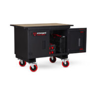 Armorgard Mobile TuffBench MBH12 c/w Wooden Top 1120 x 705 x 920