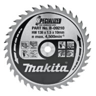 Makita B-32948, (B-09210) Circular saw blade, Specialized T.C.T, 136 x 10 mm, 36 T