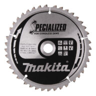 Makita B-33663, (B-08947) Circular Saw Blade, Specialized, TCT, 190x20mm, 40T