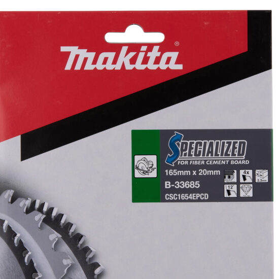 Makita B-33685 (B-22997) Circular Saw Blade, Specialized, P.C.D, 165x20mm, 4T - Image 2