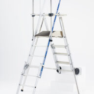 TB Davies SHERPASCOPIC Aluminium Industrial Telescopic Podium Step