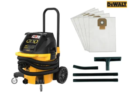 DeWalt DWV905M M-Class Construction Dust Extractor 38 litre 1400W - Image 4