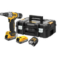 DeWalt DCF414E2T XR 1/4in Brushless Riveter 2 x 1.7Ah POWERSTACK™ Li-ion