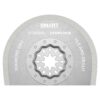 A close-up of a Smart ST90DB1 Starlock 90mm Diamond Segment Blade with a star-shaped mounting hole in the center.