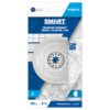 Packaging for the Smart ST90DB1 Starlock 90mm Diamond Segment Blade, perfect for grout, plaster, and tile cutting. Features bold 90mm (3½) size and showcases the blade’s geometric cut-out center.