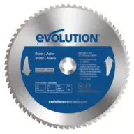 Evolution EVLRP3552466 Mild Steel Cutting Chop Saw Blade 355 x 25.4mm x 66T