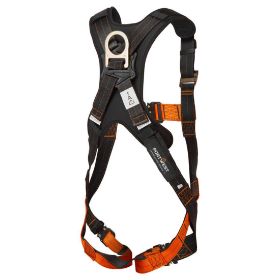 Portwest FP72K1R (S/M/L) Black/Orange Ultra 2 Point Harness - Image 2
