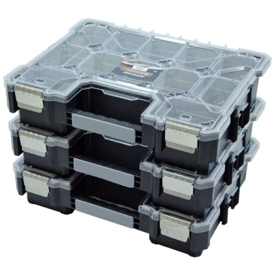 Jefferson JEFSTOCS12 Stackable 12 Compartment Storage Case - Image 3