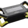 A black and yellow Firthfull FPPCENTAURL Centaur 200W 110V heavy-duty portable LED site light with side handles and top control buttons.