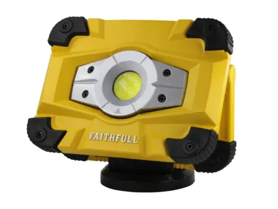Faithfull FPPSLFF20WR Rechargeable LED Work Light 20W - Image 2