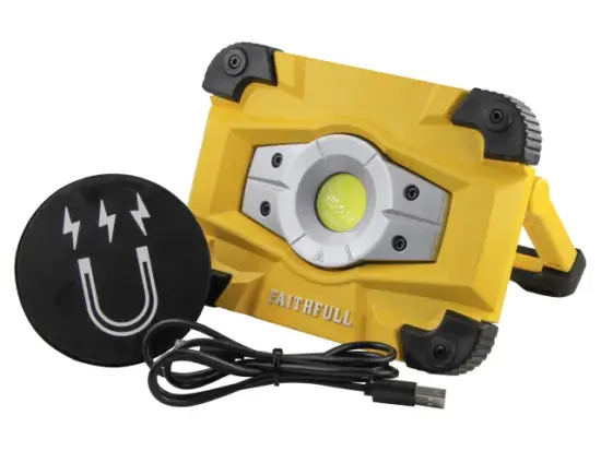 Faithfull FPPSLFF20WR Rechargeable LED Work Light 20W