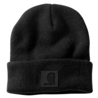 Carhartt AH1070 Medium Knit Beanie, Black