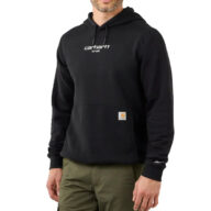 Carhartt TS5569 'Force' RelaxedFit Lightweight Logo Sweatshirt, Black