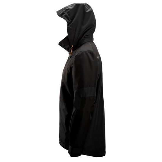 Snickers 1304 AllRoundWork Waterproof Shell Jacket, Black - Image 3