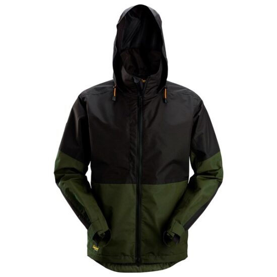 Snickers 1304 AllRoundWork Waterproof Shell Jacket, Khaki