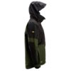Snickers 1304 AllRoundWork Waterproof Shell Jacket, Khaki - Image 3