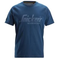 Snickers 2590 Logo T-Shirt, Deep Blue