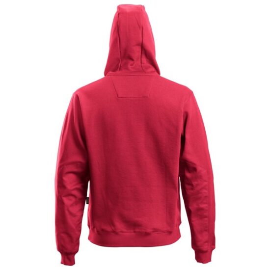 Snickers 2801 Classic Zipped Hoodie, Chilli Red - Image 2