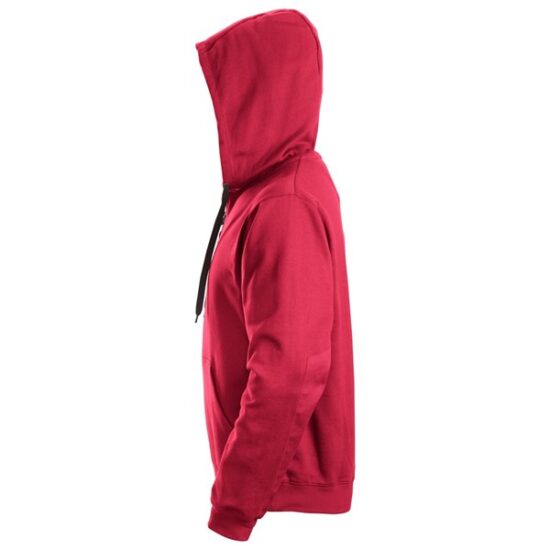 Snickers 2801 Classic Zipped Hoodie, Chilli Red - Image 3