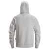 Snickers 2845 Logo Hoodie, Grey Melange - Image 4